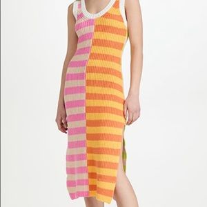 Staud reversible seashore tank dress